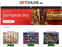 Tablet Screenshot of betonlinecasino.org